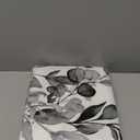 Grey Eucalyptus Botanical Leaves Floral Window Curtains Watercolor Black White Flower Plant Wildflower Farmhouse Curtain Drapes Herb Curtains for Bedroom Living Room Treatment 42Wx45H Inch (42"W x 45"L (Pack of 2), 11 Grey White)
