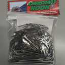 50 Count | for gutters with Perforated or mesh Gutter Guard | Clips | Hangers | to Hang Christmas Lights on gutters with Gutter Guard in Place | Clip | Made in USA