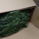 National Tree Company 6 ft Pre-Lit Dunhill Fir Artificial Christmas Tree, 600 Warm White LED Lights, 1,430 Tips, Includes Stand, Green