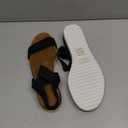 DREAM PAIRS Womens Espadrilles Ankle Stretch Elastic Strap Open Toe Comfortable Wedges Flats Spring Dressy Sandals Shoes 2026 for Women (8, Black-suede)