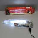 High Brightness 10 Tube 360 LED 12 Inch Meteor Shower Rain Lights Cascading Falling Rain Outdoor Lights for Christmas Tree Decoration Icicle Raindrop (Can Connect 100 Sets) (Cool White)