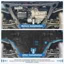 Engine Splash Shield Fit for Kia K5 2021-2025, Engine Under Cover Case Guard Front Splash Shields with Screw Hardware