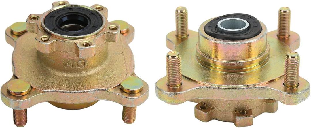Brake Wheel Hub, 4 Stud Brake Wheel Hub Front Disc Steel Alloy Wheel Hub for Go Kart ATV 4