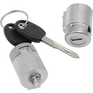 Door Lock Cylinder Replacement Set with Keys Replacement for Chevrolet for Chevy Scottsdale Cheyenne Silverado Sport Replacement for GMC Yukon Sport Sierra
