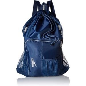 Speedo Unisex-Adult Drawstring Deluxe Ventilator Mesh Equipment Bag (Insignia Blue)