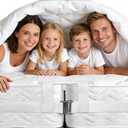 FeelAtHome Bed Bridge Twin to King Converter Kit - Twin XL to King Connector - Mattress Conversion Bridge with Adjustable Strap for Guest Room, Kids Room, Hotel(10" Class)