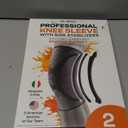 DR. BRACE ELITE Knee Brace with Size Stabilizer (2 Pack) Knee Brace for Women & Men, Workout, Sports, Daily Knee Compression Sleeve for Maximum Knee Pain Support & Fast Recovery (Pluto, Large)