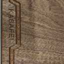 kitchen solid wood cutting board, ebony cutting board, with juice groove, handle, base, double-sided use, suitable for meat, vegetables, cheese, home cooking supplies