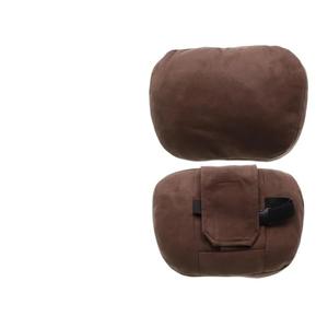 ISKADO Car Headrest 1Pair Car Headrest Fit for Maybach Ultra Soft Pillow Fit for Benz Head Back Cushion Adjustable Car Neck Rest Cushion Comfortable (Color : Khaki)