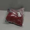 Mr. Pen- Small Christmas Tree Skirt, 24", Red Knitted Christmas Skirt Tree, Xmas Tree Skirt