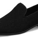 UUBARIS Mens Dress Loafers Tuxedo Suit Slip on Shoes, Color Black, Size 10.5