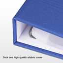1DOT2 8.5x11 Inch Large 3 Ring DIY Scrapbook Photo Album with 30 Plastic Sleeves 60 Pages Blank Scrapbooks, 8.5 x 11 Scrap Book Albums for Baby Travel Wedding Graduation kids (Blue)