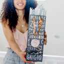 Papyrus 14" Wine Gift Bag with Tissue Paper (Wine Variety) for Birthdays, Weddings, Bridal Showers and All Occasions (1 Bag, 4-Sheets)