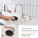 GAGALIFE Kitchen Sink Soap Dispenser Brushed Nickel, Under Sink Soap Dispenser with 40" Silicone Extension Tube Kit,Say Goodbye to Frequent Refills