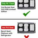 3W Floor Mats & Cargo Liner Fit Toyota Sienna 7 Seat 2021-2026 (Except for 2025 2026 Platinum Edition), TPE All Weather Custom Fit Floor Liner for Sienna XLE/XSE/Limited/Woodland Edition