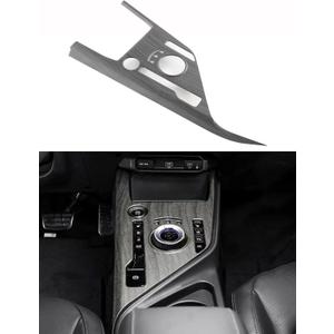 Kadore for 2023-2026 Kia NIRO EV Electronic Gear Shift Panel Cover Trim - Center Console Shifter Accessory Wood Grain Style (Left Hand Drive)