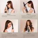 5 in 1 Blow Dryer Brush, Negative Ion Hair Dryer Brush Set Upgrade Hot Air Brush Air Styler Curling Wrap Air Curler, Curling Iron Hair Styling Tools As A Gift for Straight/Curl/Drying/Smoothing