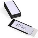 SmartSign Magnetic 'C' Channel Label Holders | 2" x 4", Pack of 10