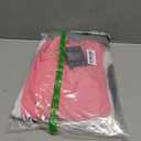 Ficerd 3 Pack Women's Short Sleeve Cotton T-Shirts V Neck Ribbed Slim Fit Tops Ladies' Casual Summer Basic Tee (Large, Black, White, Cherry Pink)