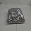 Soft Pillow Attached 2-in-1 Shopping Cart and High Chair Cover for Baby, Cotton Padded Cart Cover, Fold'n Roll Style, Portable with Carry Bag (Gray Elephant)