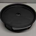 1 Pack 15" White Plant Caddy with Easy Moving Caster Wheels and a Water Container Round Movable Planter Dolly Trolley Tray Pallet Outdoor Indoor Tree Flower Stand Planter