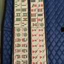 Mose Cafolo American Mahjong Set, Blue Paisley Carrying Bag,166 Premium White Tiles,4 All-in-One Color Rack/Pushers Complete Mahjong Tiles Set (Ma Jong, Mah-Jongg, Majiang)