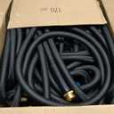 Garden Hose 100FT Non-Expanding, Lightweight Hose With 10-Function Nozzle, Leak-Proof No-Knot, Easy to Carry, Wear-Resistant, Sturdy 3/4GHT Flexible Water Hose for Outdoor (Black with Nozzle)