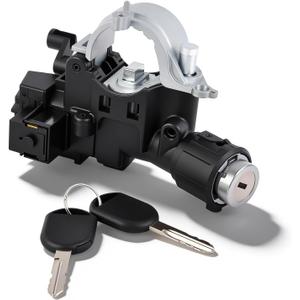 989-019 Ignition Switch Lock Cylinder Assembly with 2 Chip Keys and Shear Bolt, Fit for 2008-2012 Ford Escape, 2009-2011 Ford Focus, Mazda Tribute, Mercury Mariner, Replaces 9L8Z-3511-A