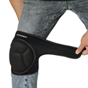 MUZEEMOU Knee Pad for Gardening,Flooring - Thick EVA Foam Cushion, Non-Slip Silicone & Adjustable Straps (M), Breathable Unisex Garden Kneeling Pad with Extended Comfort, 1 pcs M