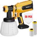 Paint Sprayer Cordless Compatible with Dewalt 20V Max Battery, Brushless Motor Spray Gun, Electric Paint Sprayers for House Painting and Furniture(Tool Only)