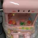 Large Claw Machine for Kids Adults with Prizes, Adjustable Sound & Light, Mini Vending Machine for Girls, Electronic Arcade Crane Game, Candy Dispenser Toy for Party Birthday Gifts - Bunny