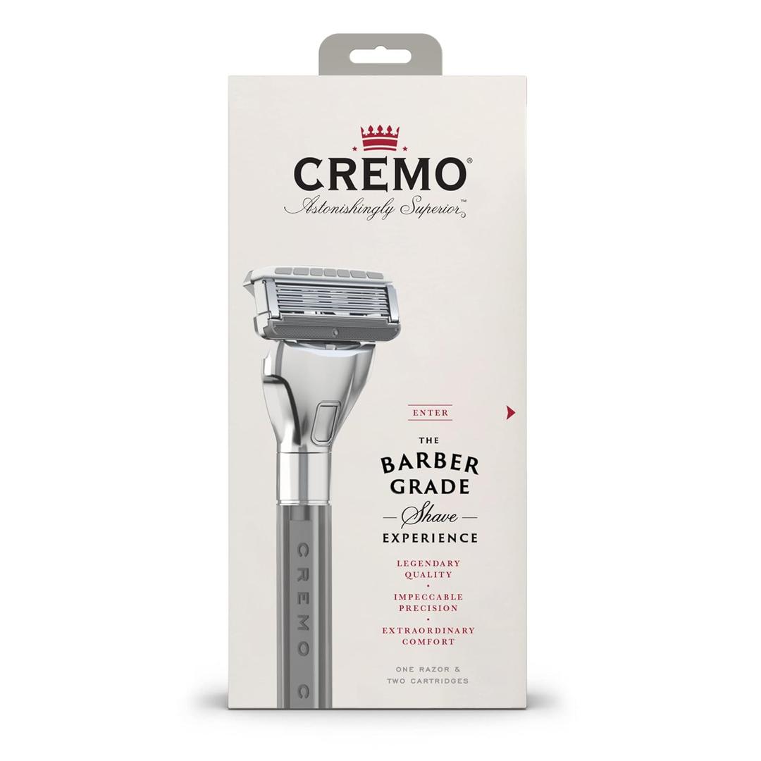 Cremo Astonishingly Superior Barber Grade Refillable System Razor (1 Count (Pack of 1))