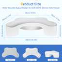 Wattne Side Sleeper Pillows with Arm Holes