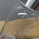 Epica Clear Glass Bottles with Lids, 18oz Resuable Glass Water Bottles for Juicing with Stainless Steel Cap to store Milk, Smoothie, etc., 100% Leak Proof, Durable and Dishwasher Safe (Set of 6)