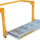 MAXXHAUL 50694 21-1/2" x 7.3" Adjustable Truck Tire Service Step with Non-Slip Platform Foldable 300-lb Capacity