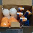 FBSPORT Ping Pong Paddle Set, Table Tennis Set with 4 Rackets and 8 Balls, Retractable Net with Storage Bag - Pingpong Paddle Accessories for Indoor/Outdoor Games