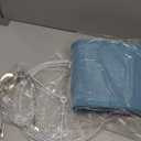 Lampshades Set of 2, Blue Lamp shades for Table Lamps, Floor Lamps, 11.6" Top x 12.6" Bottom x 9.8" High, Fabric Drum Lampshade(Spider Fitter), Modern Lamp shades Replacement, Assembly Required