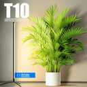 Barrina Grow Lights for Indoor Plants with Stand, 42W 169 LEDs Full Spectrum Wide Illumination Area, T10 Vertical Standing Plant Grow Light, 4FT Height with On/Off Switch and Tripod Floor Stand