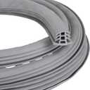 Kingdder Concrete Expansion Joint Filler Driveway Crack Filler Flexible EPDM Rubber Strip for Concrete Crack Repair Replacement Weather Aging Resistance Expansion Joint(3/4'' Wide, 80 ft Long)
