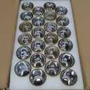 Gold Votive Candle Holders Set of 24, Speckled Mercury Candle Holders for Wedding Gold Centerpiece Table Decorations, Tealight Candle Holder for Party Bridal Shower Decor, Home Decor