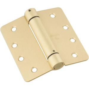 National Hardware N185-207 Spring Hinge, Brass, 4"