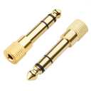 Cable Matters 2-Pack 1/4 to 1/8 Headphone Adapter, 6.35mm to 3.5mm Adapter Male to Female, Gold Plated Stereo Headphone 3.5mm to 1/4 Converter