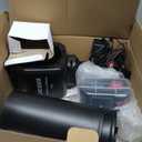 DEGGE Brushless Leaf Blower Cordless, Handheld Leaf Blowers with LED Work Light, Two Interchangeable Nozzles, Turbo Jet Blower for Lawn Care, Patio Cleaning, Garage Dust & Outdoor Use (Black)