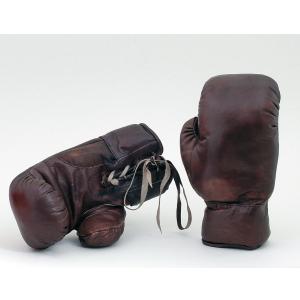 Retro Boxing Gloves 1930's era 12oz Brown Leather Gloves New Unbranded
