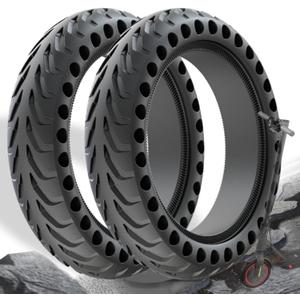 50/75-6.1 Scooter Tire, 8.5x2 Inch Solid Tires for OKai Gotrax GXL V2 Apex XL XR Hiboy S2R Xiaomi M365 Pro 2 Hover 1 Electric Scooter Replacement Wheels, 8 1/2X2 Tubeless Front Rear Tyre