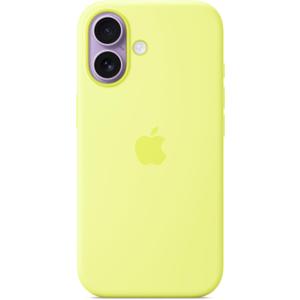 Apple iPhone 17 Silicone Case with MagSafe and Camera Control: Lightweight Phone Case, Wireless Charging Compatible, Smooth Matte Finish; Neon Yellow