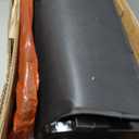 Push Lawn Sweeper, 26-Inch Width, 7 Cu. Ft. Hopper Capacity, 4 Spinning Brushes, Adjustable Height, Durable Steel Frame with Rubber Wheels, Ideal for Leaves and Grass (Black)