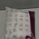 jinchan Stone White Curtain 63 Inch Length Light Filtering Curtain for Bedroom Living Room Drape 1 Panel Texture Grommet Top Window Treatment 72 Inches Wide by 63 Inches Long