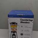 TALIA Smoothie Blender for Ice Crushing & Shakes, 750W Countertop Blenders with 48oz Glass Jar & 6 Stainless Steel Blades, High-Speed Blender for Smoothies Frozen Fruit & Nut Butter