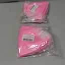 2 x Fsadwnn Small Pilates Exercise Ball - 9 Inch Core Training Ball with Pump, Barre & Yoga Workout (Pink)